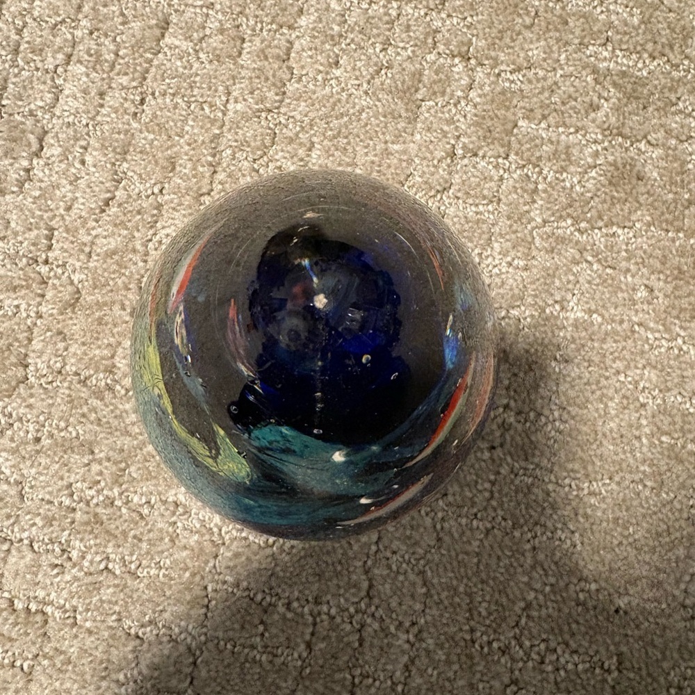Paperweight Fish And Coral Under The Sea Aquarium Art Glass Murano Style - Picture 12 of 14